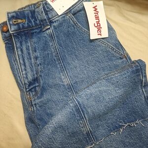 Wrangler Medium Blue High-Rise Denim Jeans